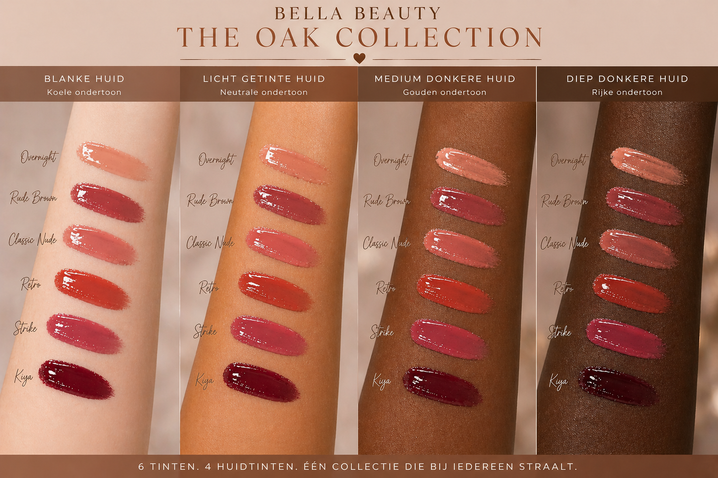 Bella Beauty The Oak Collection Lipgloss strike