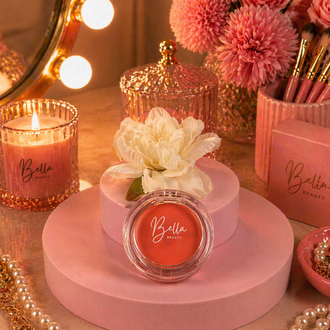 Bella Beauty Cream Blush #102 Peach