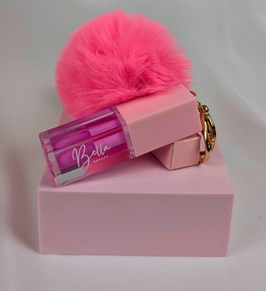 Bella Beauty Keychain Lipgloss Cherry