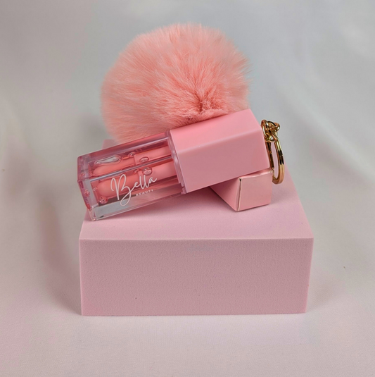 Bella Beauty Keychain Lipgloss Strawberry